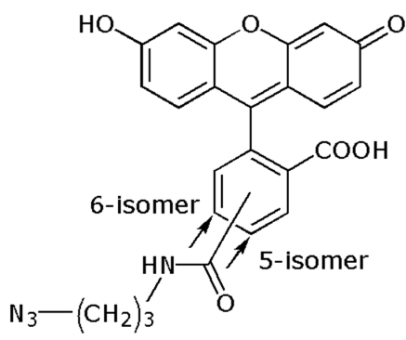 5(6)-Carboxyfluorescein azide (5(6)-FAM azide), ~mixed isomers 